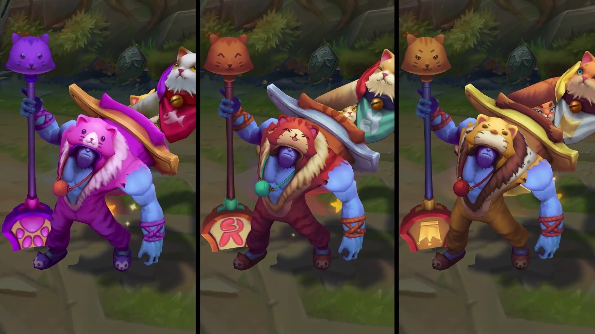 【愚人节皮肤】约里克愚人节皮肤—喵里克炫彩皮肤预览