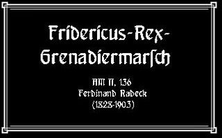 [图]【Fridericus-Rex-Grenadiermarsch】腓特烈大帝掷弹兵进行曲(8-bit version)