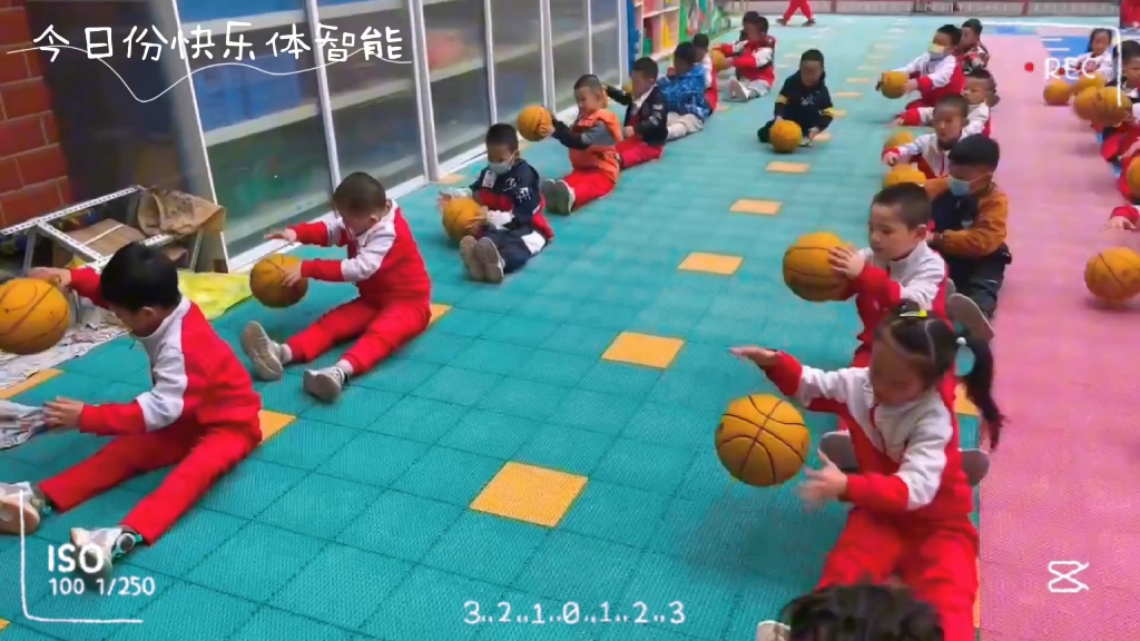 幼儿园园篮球训练