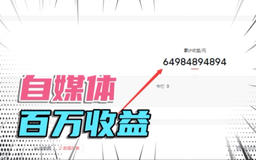 日入上千,累计收益百万的自媒体大神是怎样炼成的哔哩哔哩bilibili