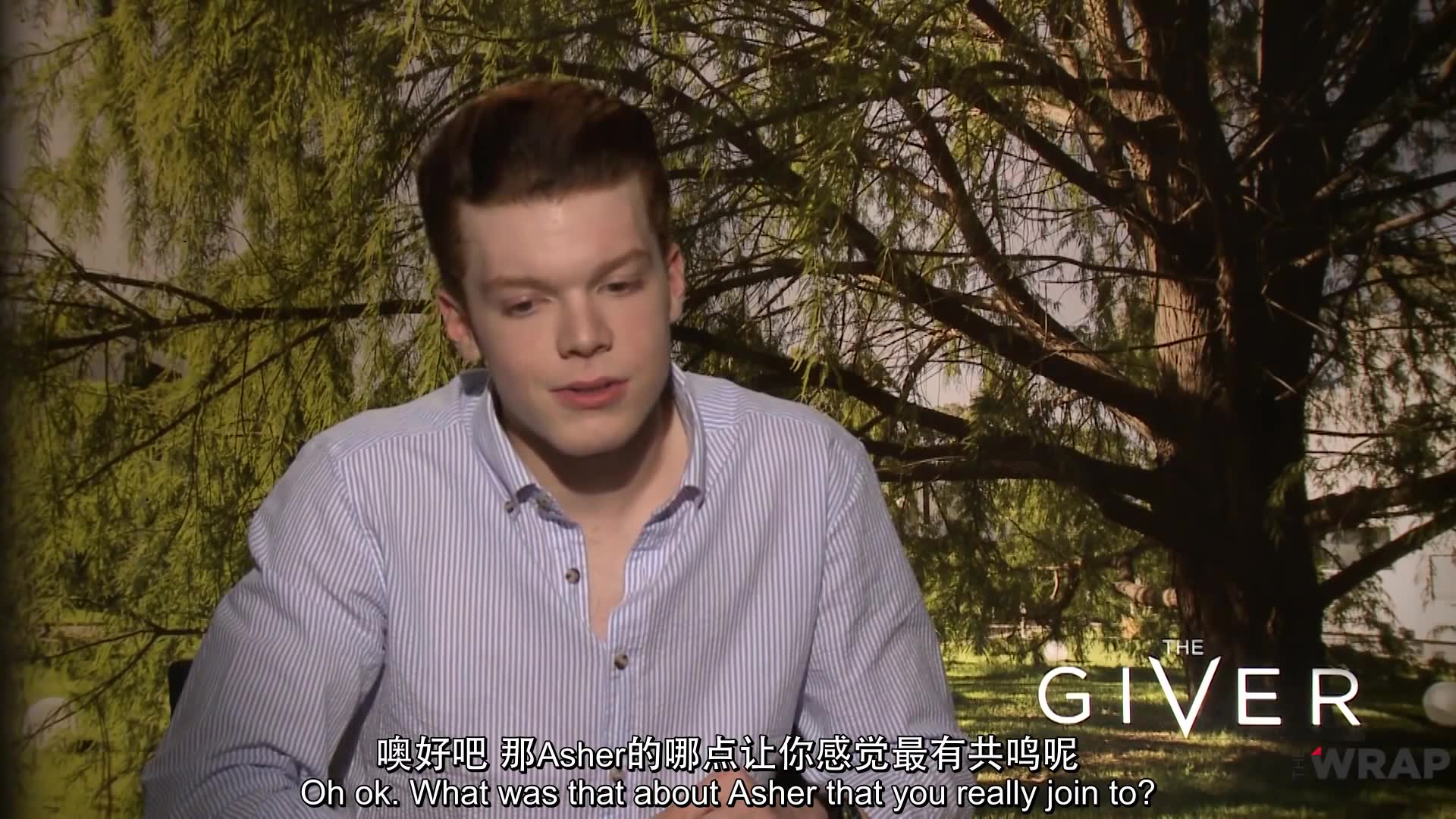 【Cameron Monaghan】《赐予者》采访1(中英字幕)哔哩哔哩bilibili