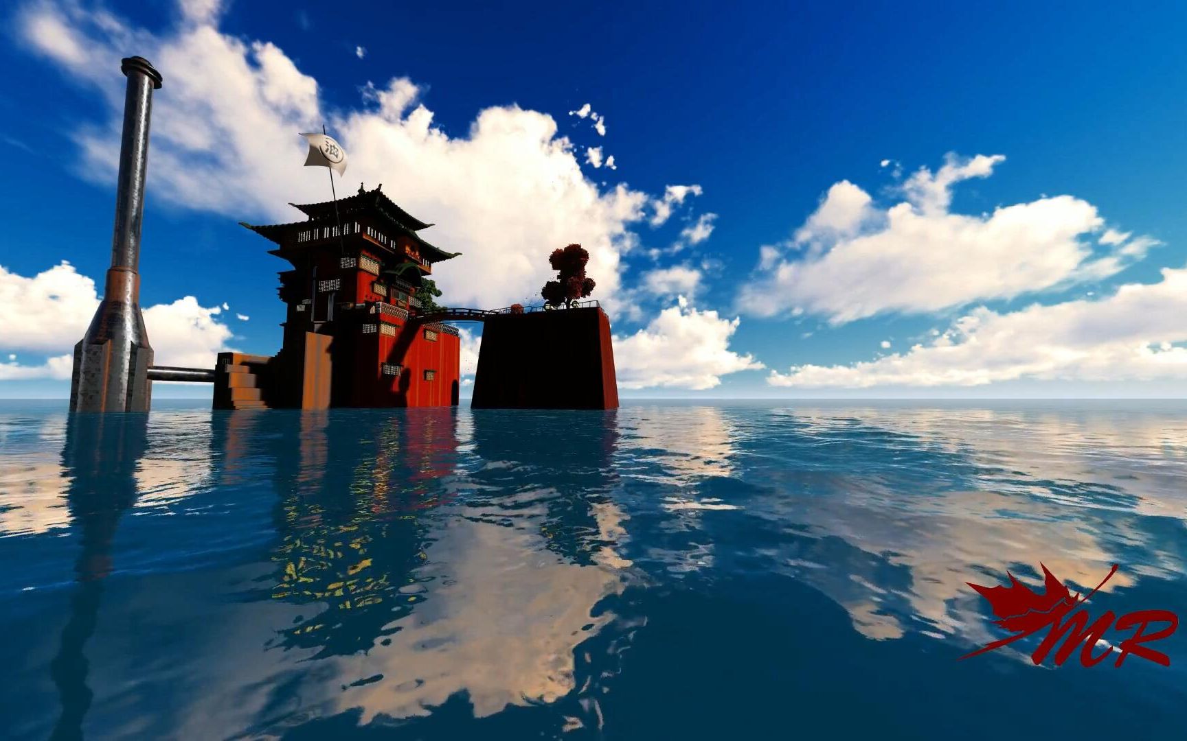 【3d动画】千与千寻汤屋场景还原,历时168小时制作3d建模动画