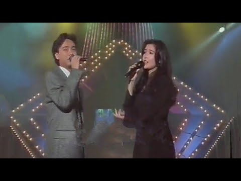 李克勤 周慧敏《一对寂寞的心》LIVE 1991哔哩哔哩bilibili