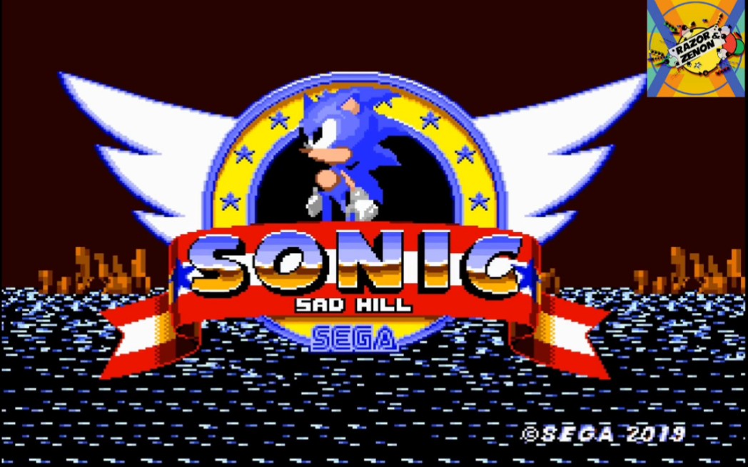 [图]【搬运 60帧】索尼克同人改版游戏（Sonic Sad Hill- Hell of Green Hill Zones）游玩通关