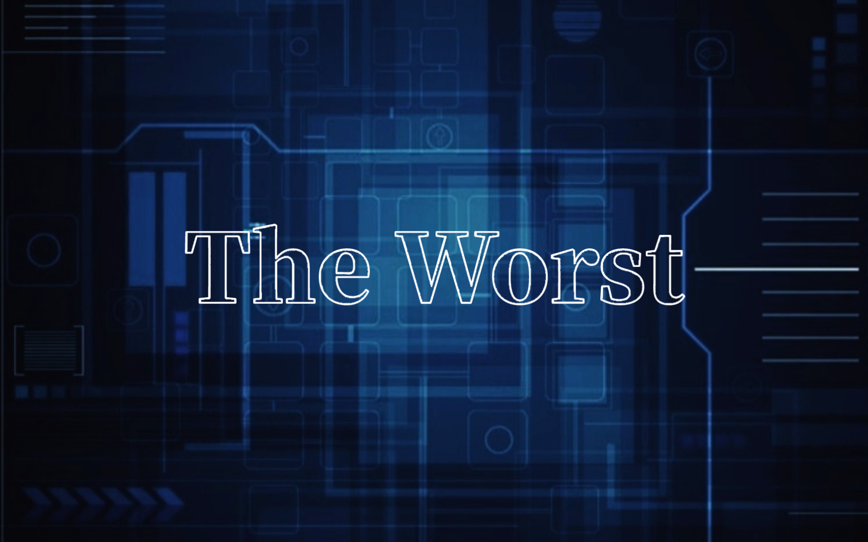 【歌词排版|the worst】"你就是那个烂透了的害群之马"