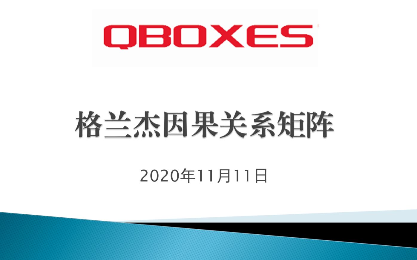 QBOXES生成格兰杰因果关系矩阵操作演示哔哩哔哩bilibili