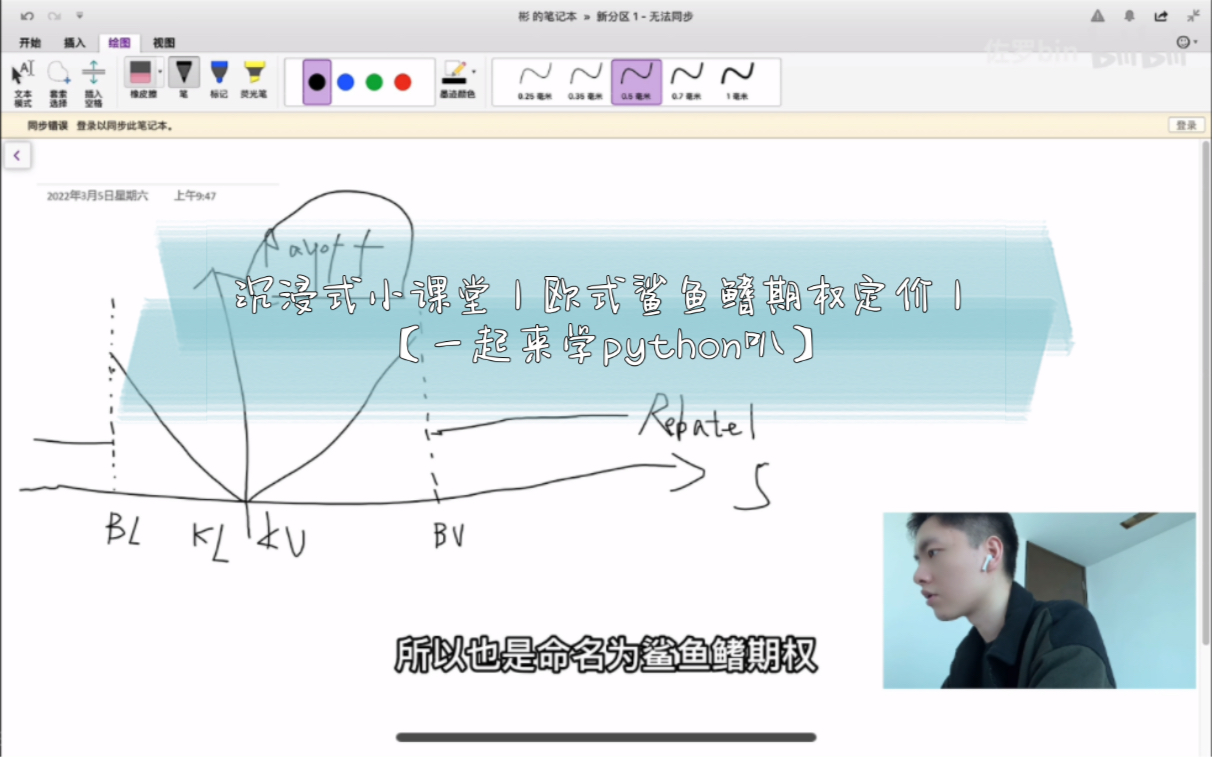 沉浸式期权小课堂|欧式鲨鱼鳍期权定价|【一起学python】哔哩哔哩bilibili