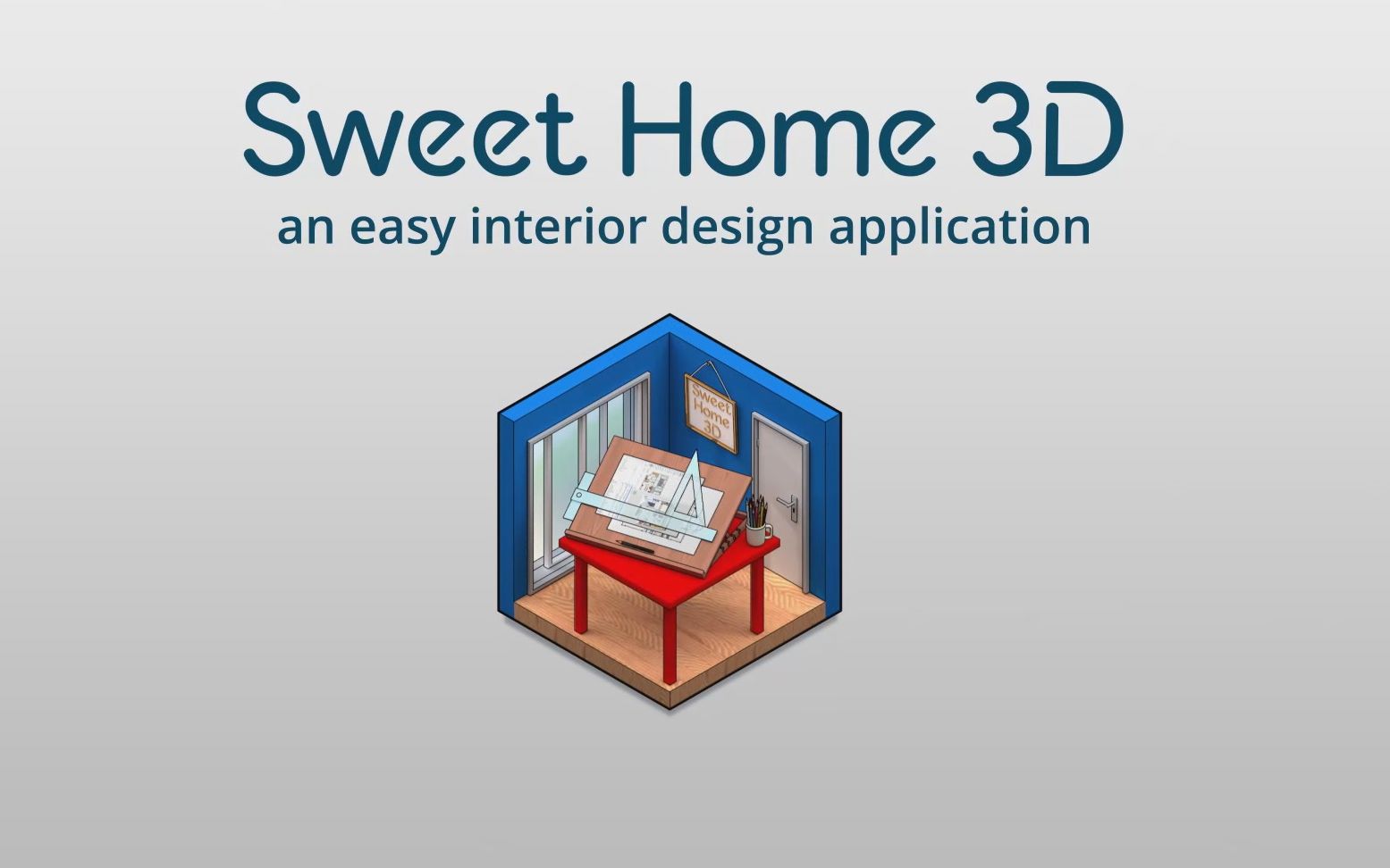 [图]开源家装辅助设计软件教程-Sweet Home 3D 【中/英字幕】