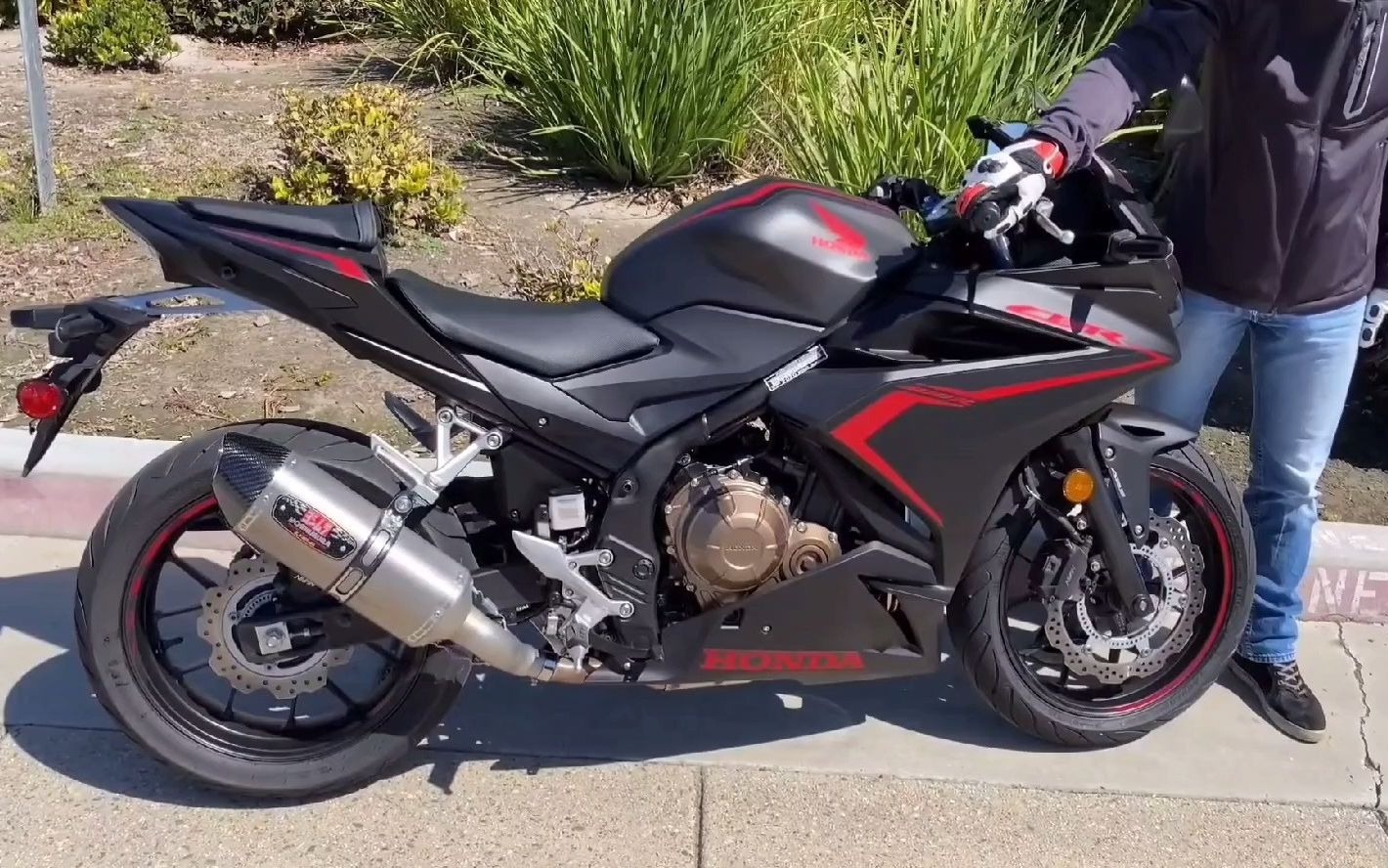2020 本田 cbr500r改装吉村r-77排气声浪表现_哔哩哔哩_bilibili