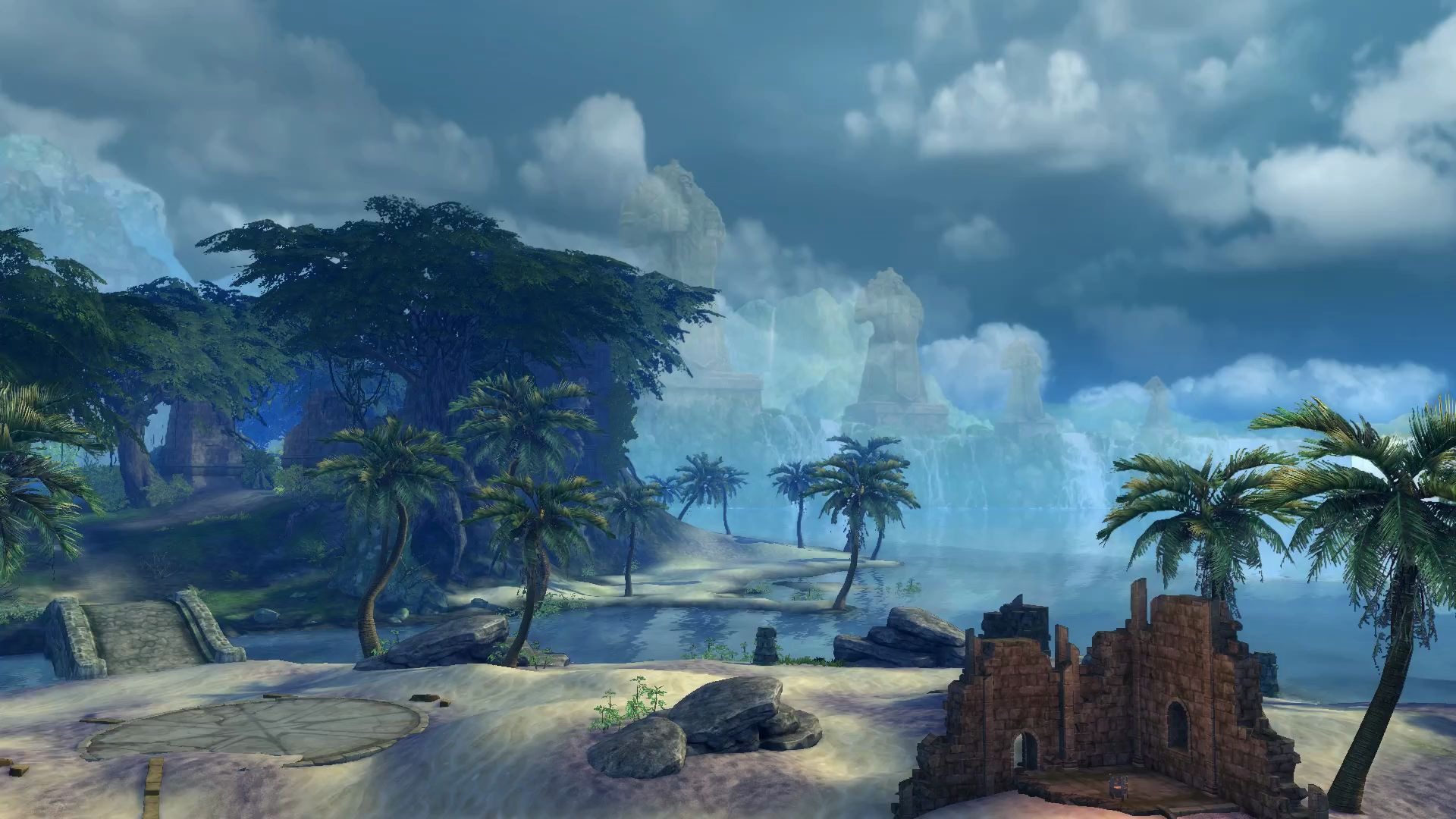 aion永恒之塔:巨风峡谷风景向_哔哩哔哩_bilibili