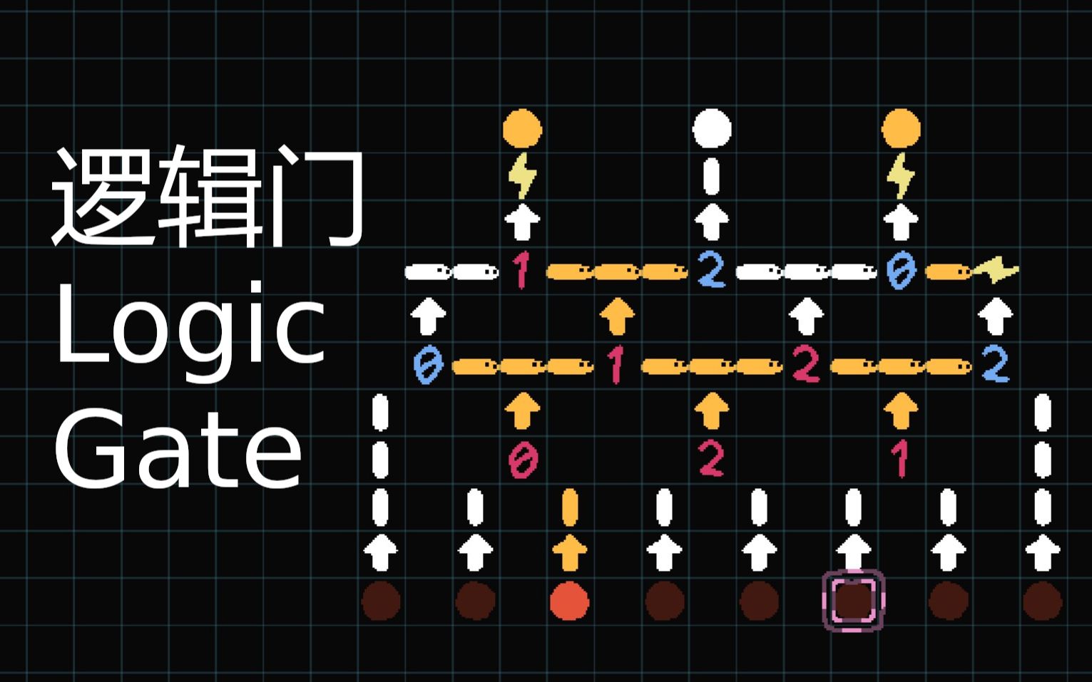 baba is you 自制游戏 逻辑门 logic gate 附100关关卡包_单机游戏