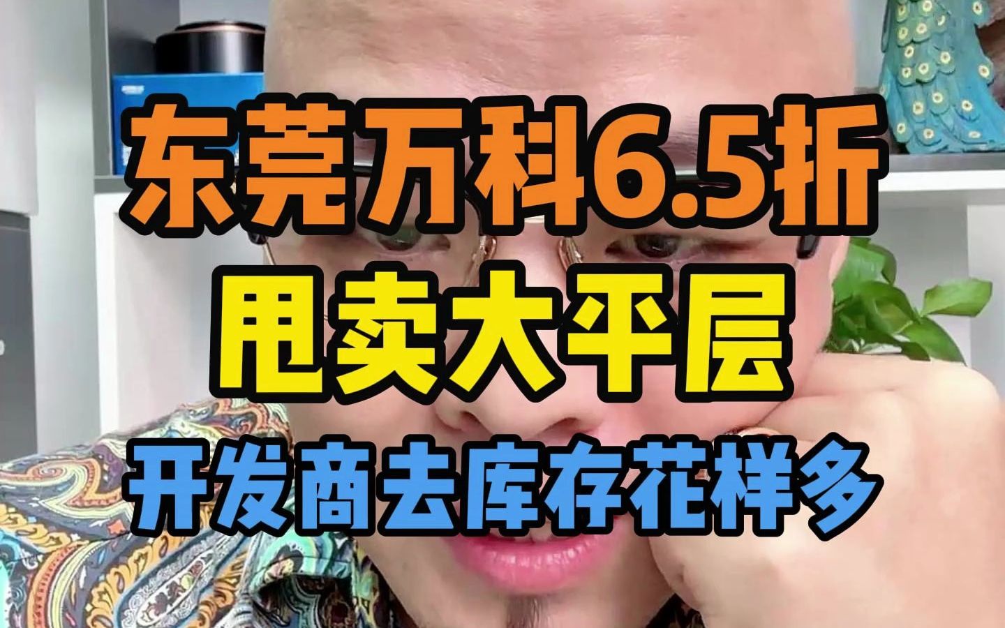 东莞万科6.5折甩卖大平层,开发商去库存花样多哔哩哔哩bilibili