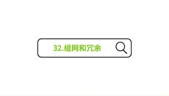 32.组网和冗余