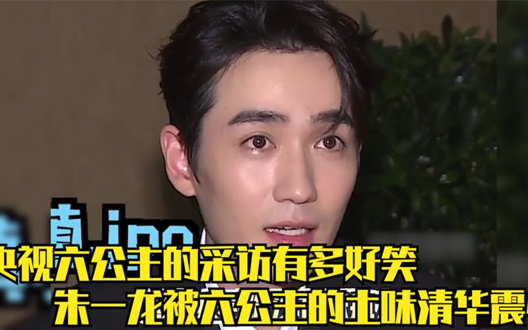 央视六公主采访有多搞笑,朱一龙被土味情话震惊,鹿晗那是
