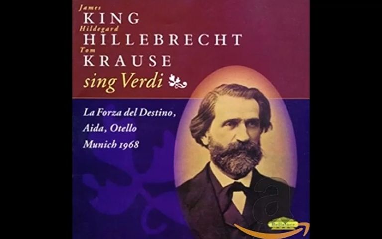 [图]【音乐会】James King和低男中Tom Krause、女高音Hillebrecht1968年威尔第音乐会，内有命运之力、阿依达和奥赛罗选段