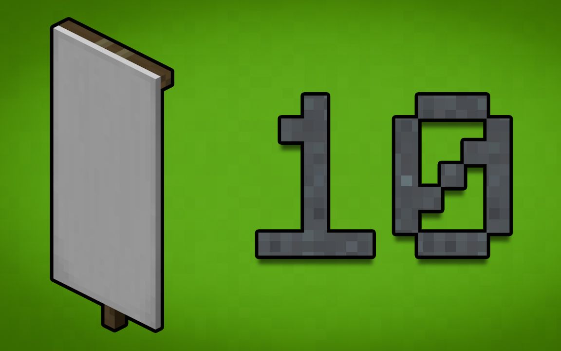 【Minecraft知多少】关于旗帜你可能不知道的10件事_哔哩哔哩_bilibili