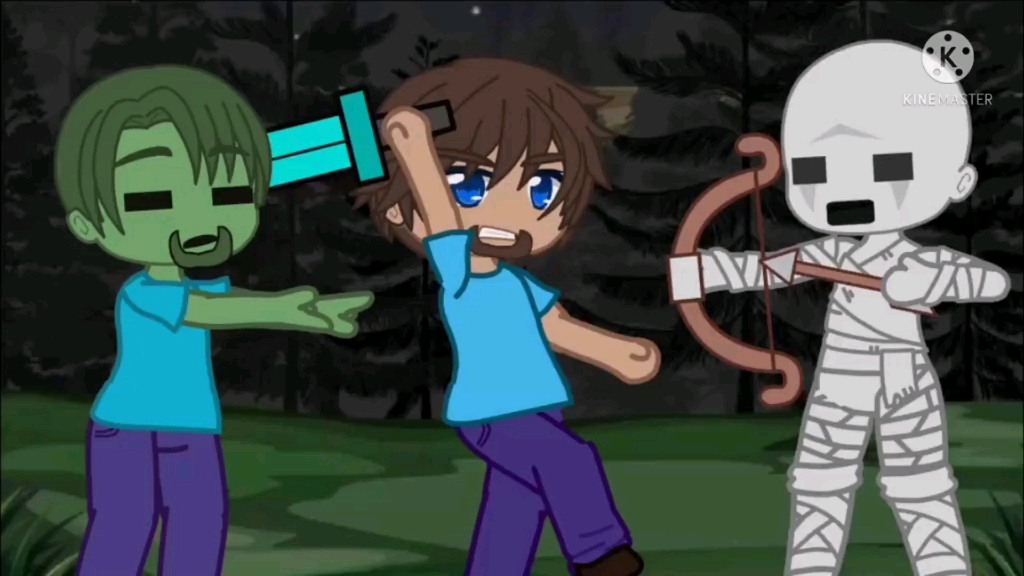 『我的世界』[gacha club]alex打不中末影人