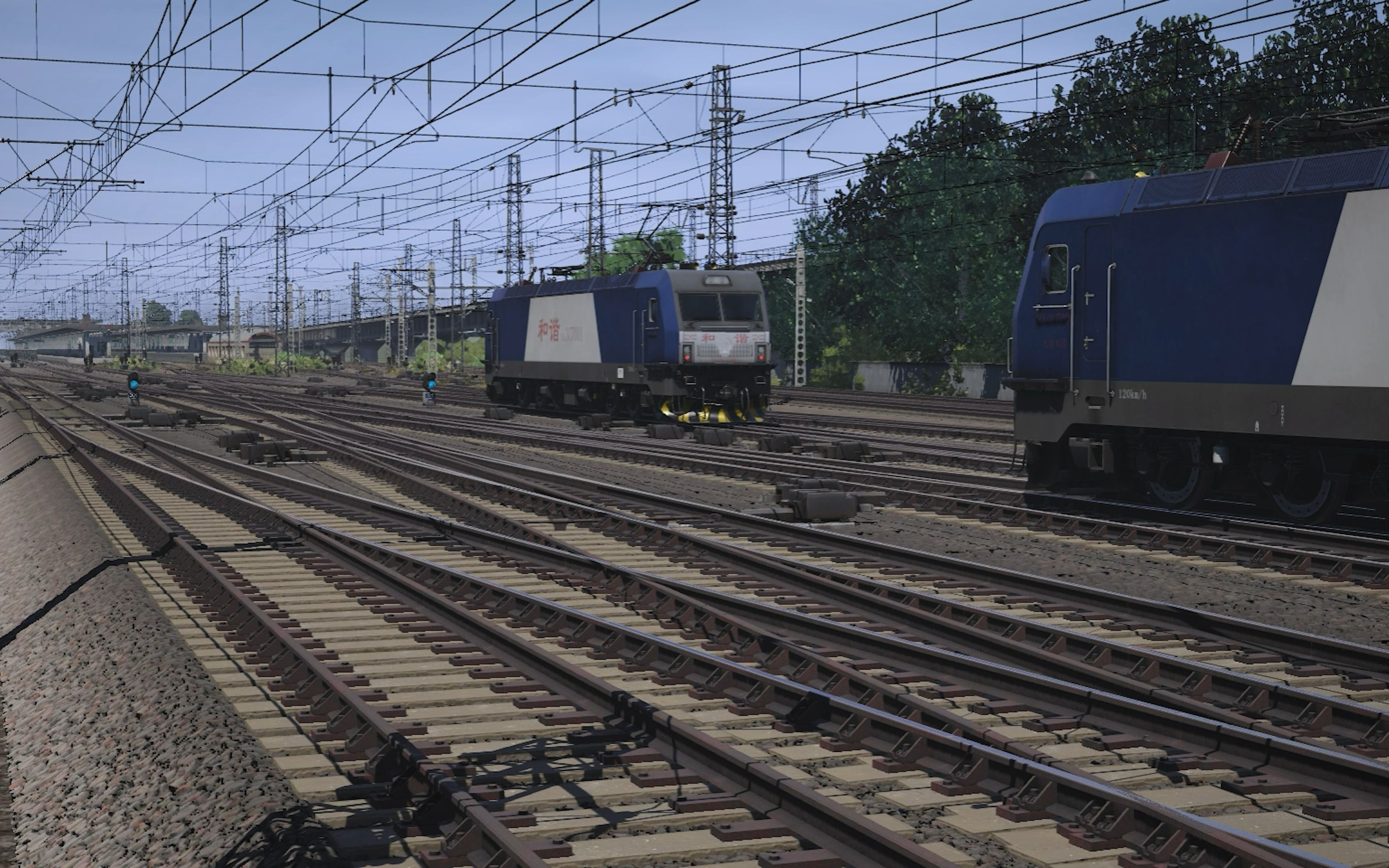 【trainz railroad simulator 2019】不明列车接近不明车站