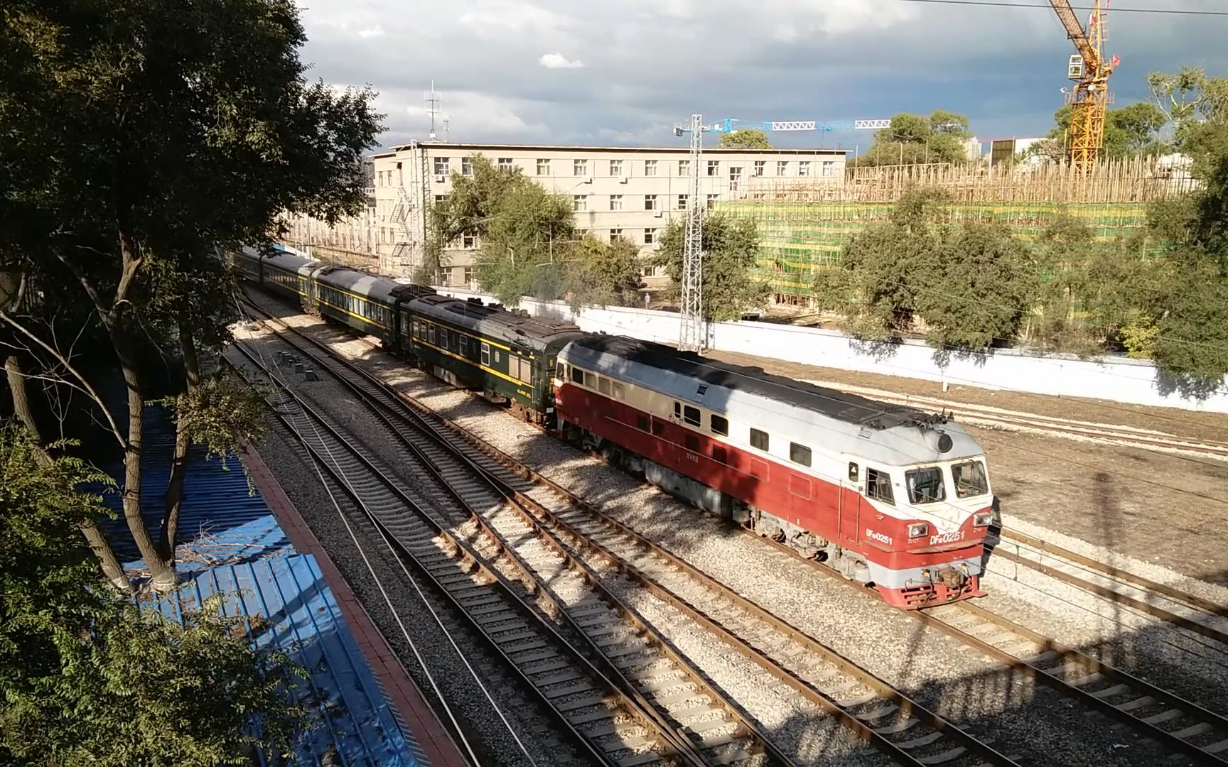 df4d 0251 k550次(齐齐哈尔-大连)出平齐线齐北场 2016.09.16