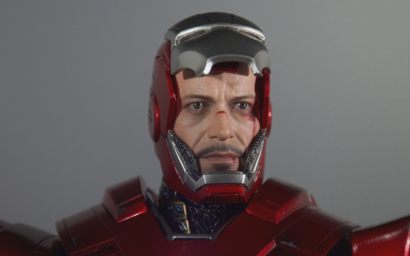 【hottoys】ht钢铁侠3银色百夫长 裂甲模式~展馆展示中~漫威marvel兵
