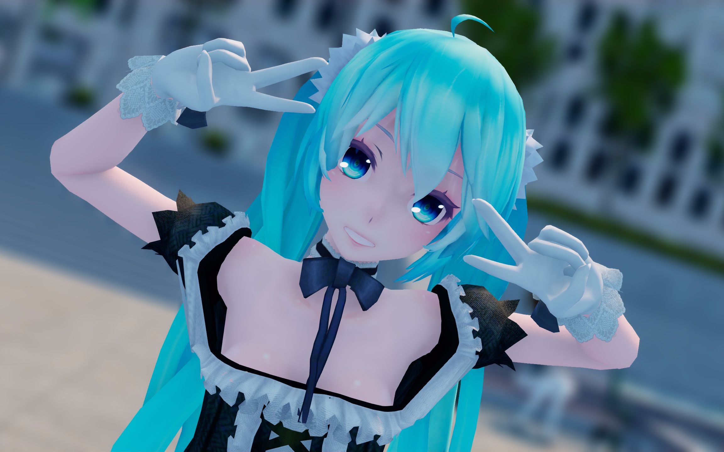 初音格斗MMD图片