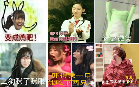 【SNH48】因表情包兽性大发的少女们哔哩哔哩bilibili