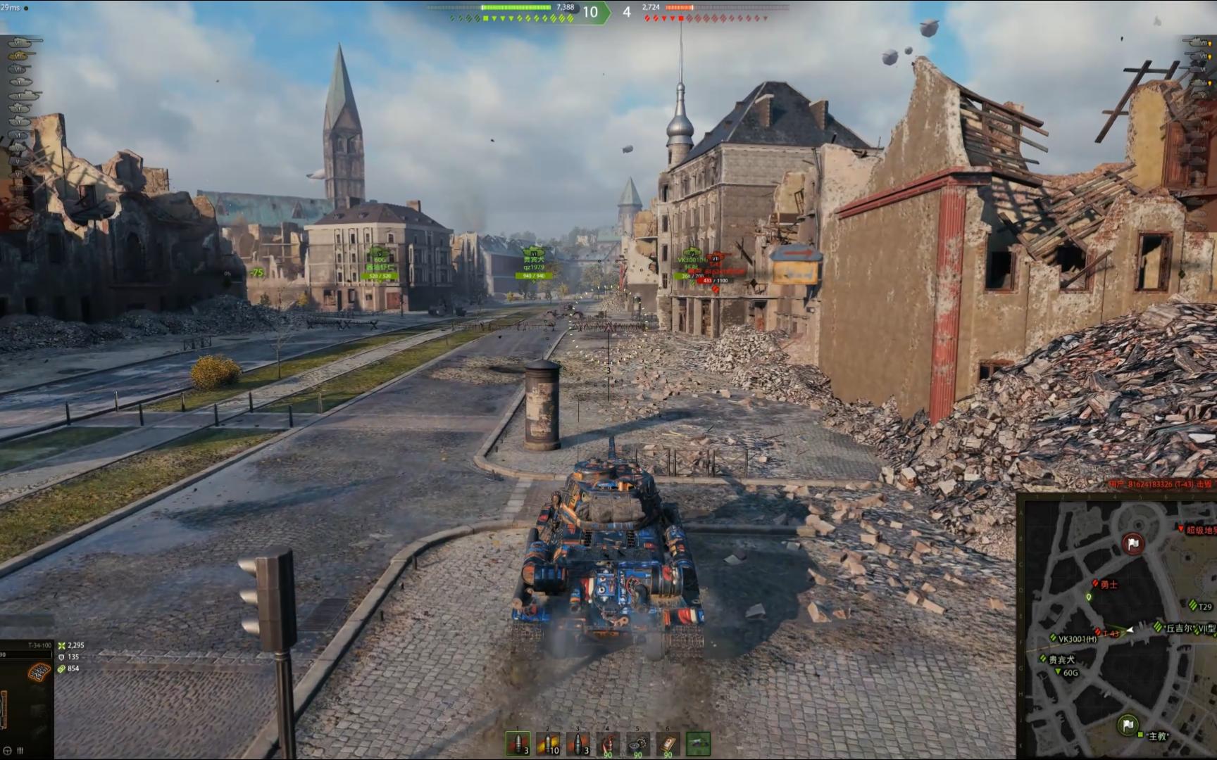 坦克世界t34-100中型坦克