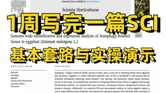 7天一篇SCI！研究生如何从零快速发表一篇SCI论文，中科院大牛手把手实操演示撰写到投稿全过程和基本套路讲解！人工智能|科研|SCI论文