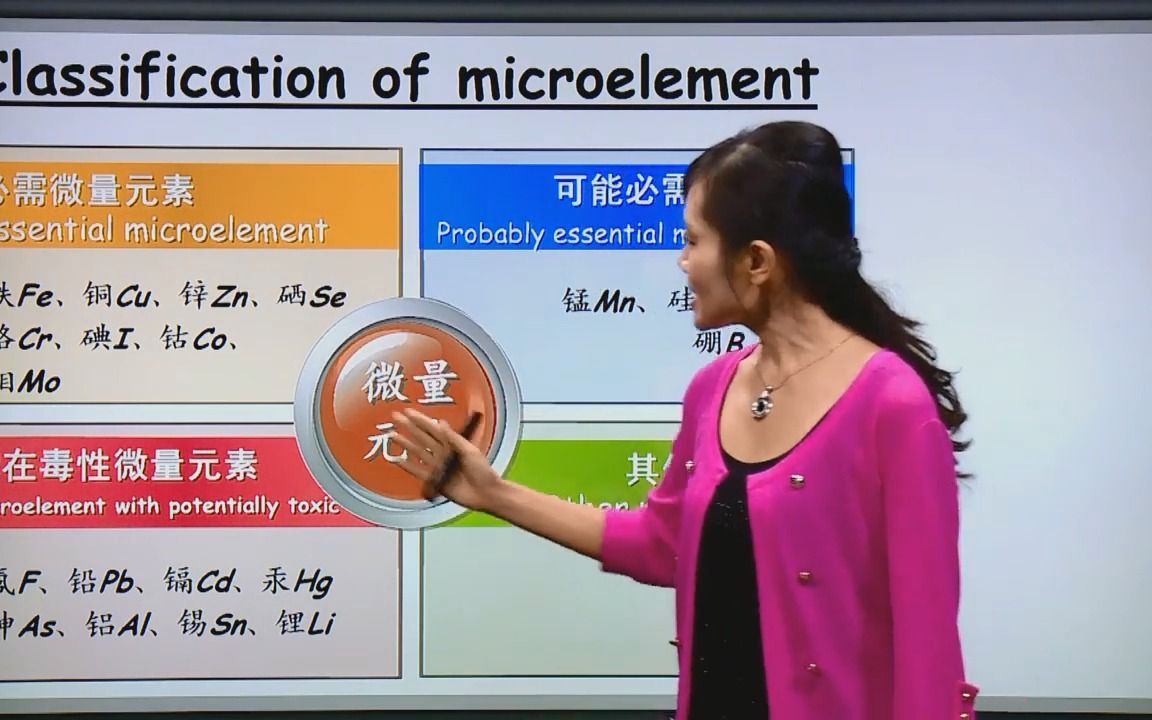 [图]营养学 - 5.1矿物质概论 - 北大公开课(每日多更)