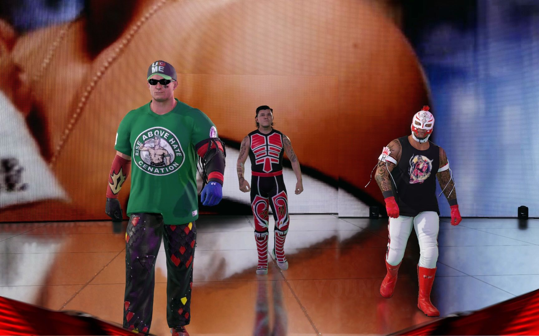 wwe2k23 生涯模式 34 雷尔父子 3v3