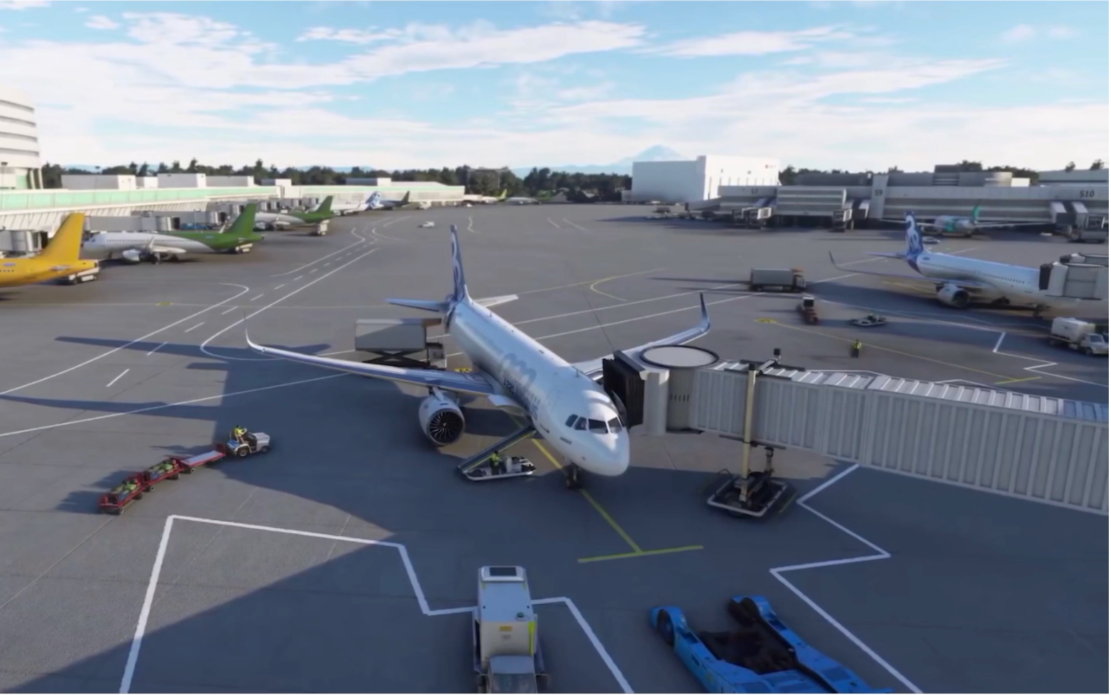 微软模拟飞行2020新功能探索——机场