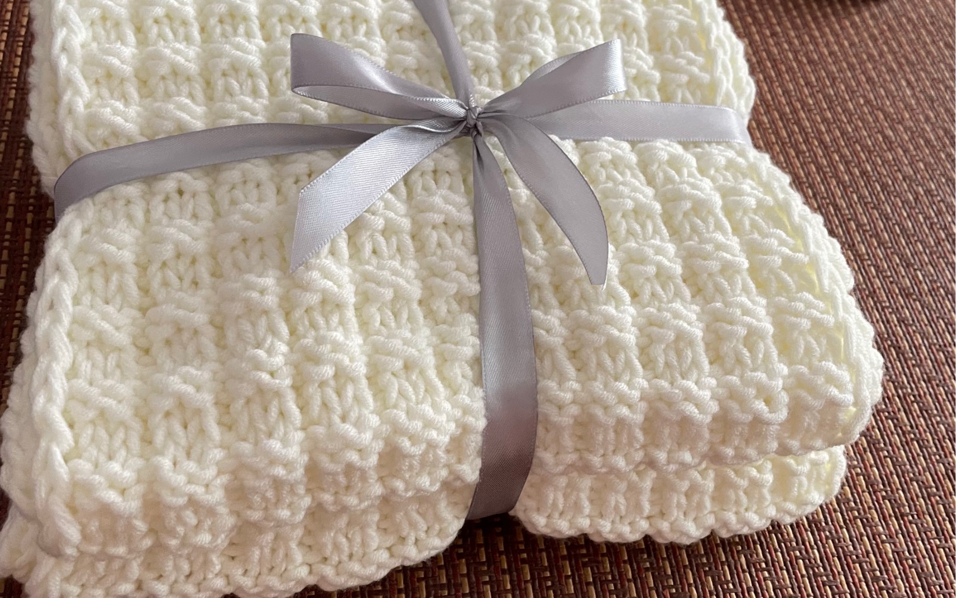 围巾编织-十字花-小熊猫超凶哒-棒针-哔哩哔哩视频