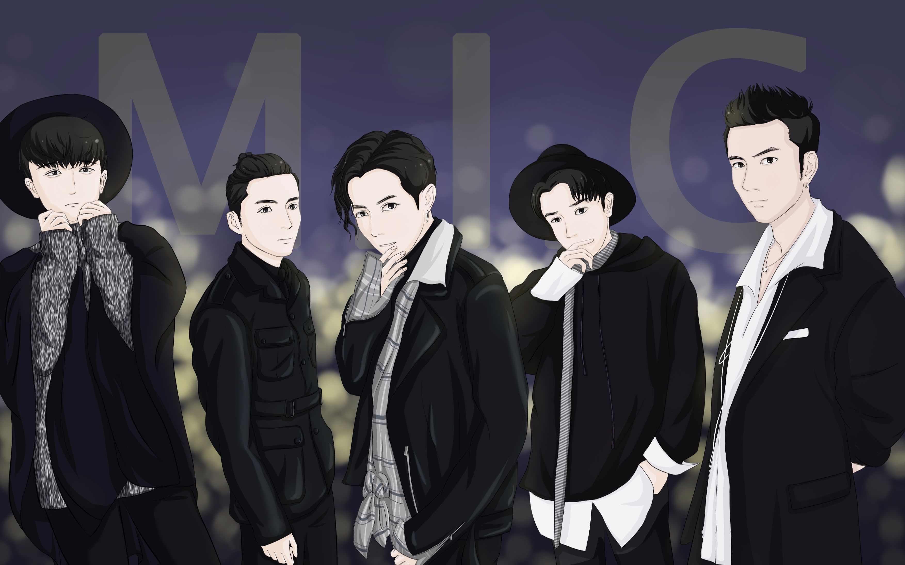 【板绘】【mic男团】十年不易 未来可期_哔哩哔哩 (゜-゜)つロ 干杯