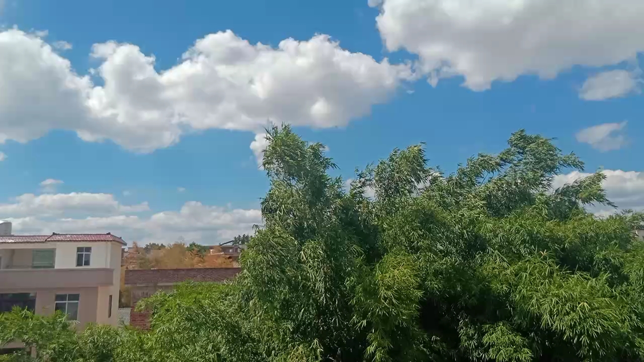 午后的天空好美!