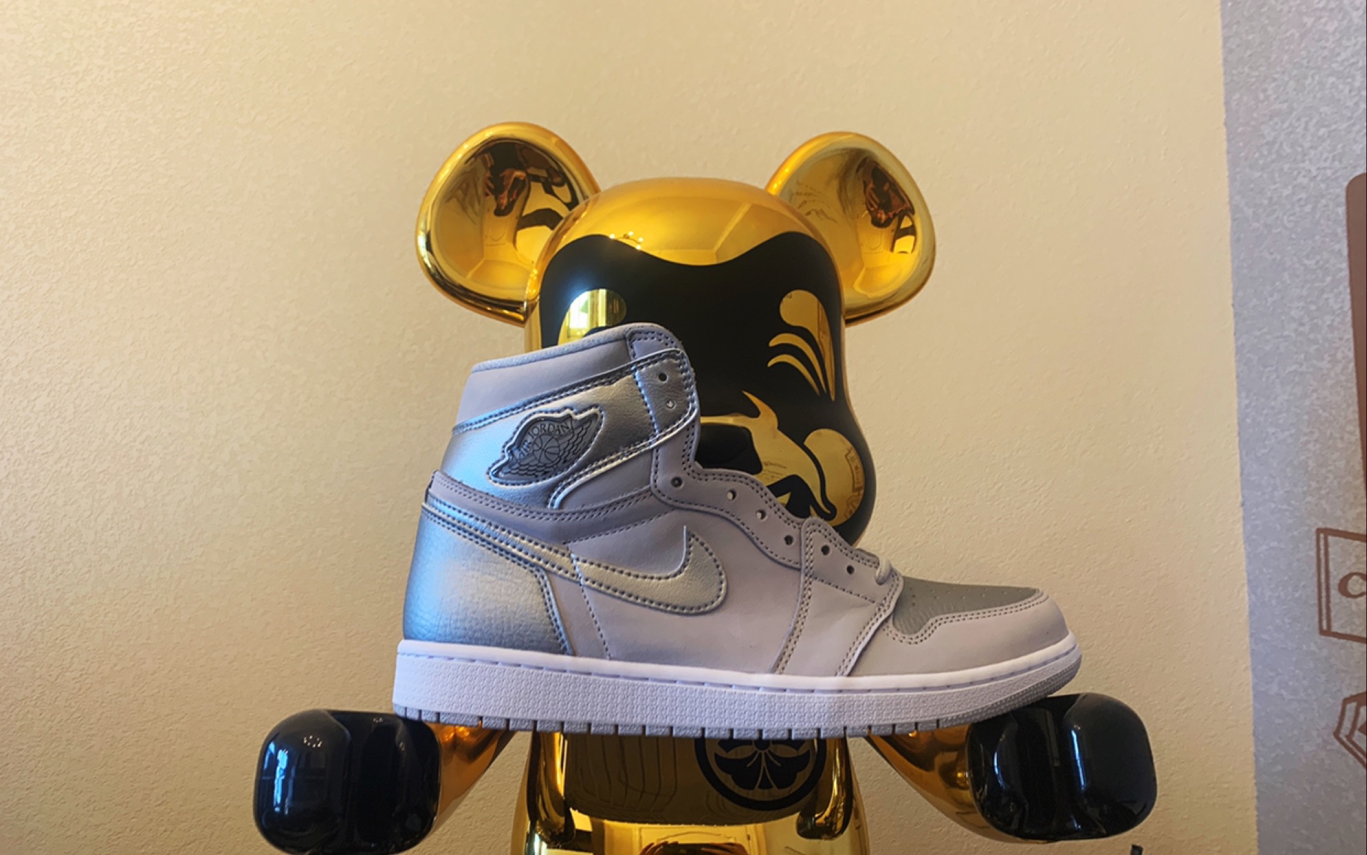 air jordan 1 aj1灰银 日本限定 开箱评测