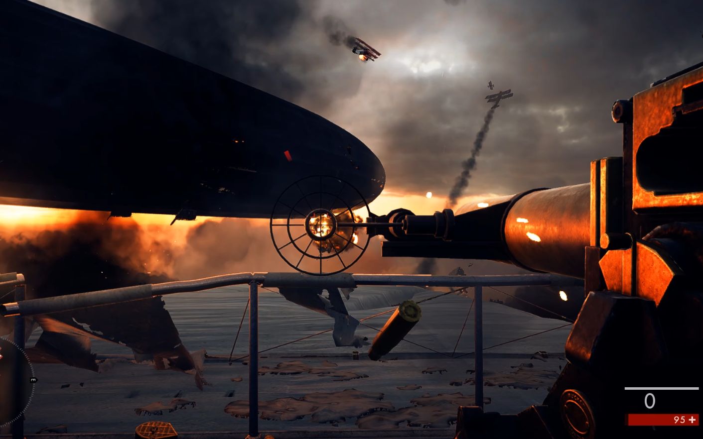 战地1:德军飞艇有多强?轰炸10分钟居然无效!过程也太刺激了吧