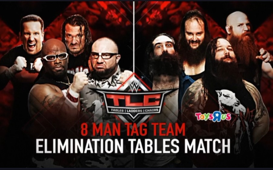 [图]TLC: Tables, Ladders & Chairs 2015 The Wyatt Family vs. Team ECW