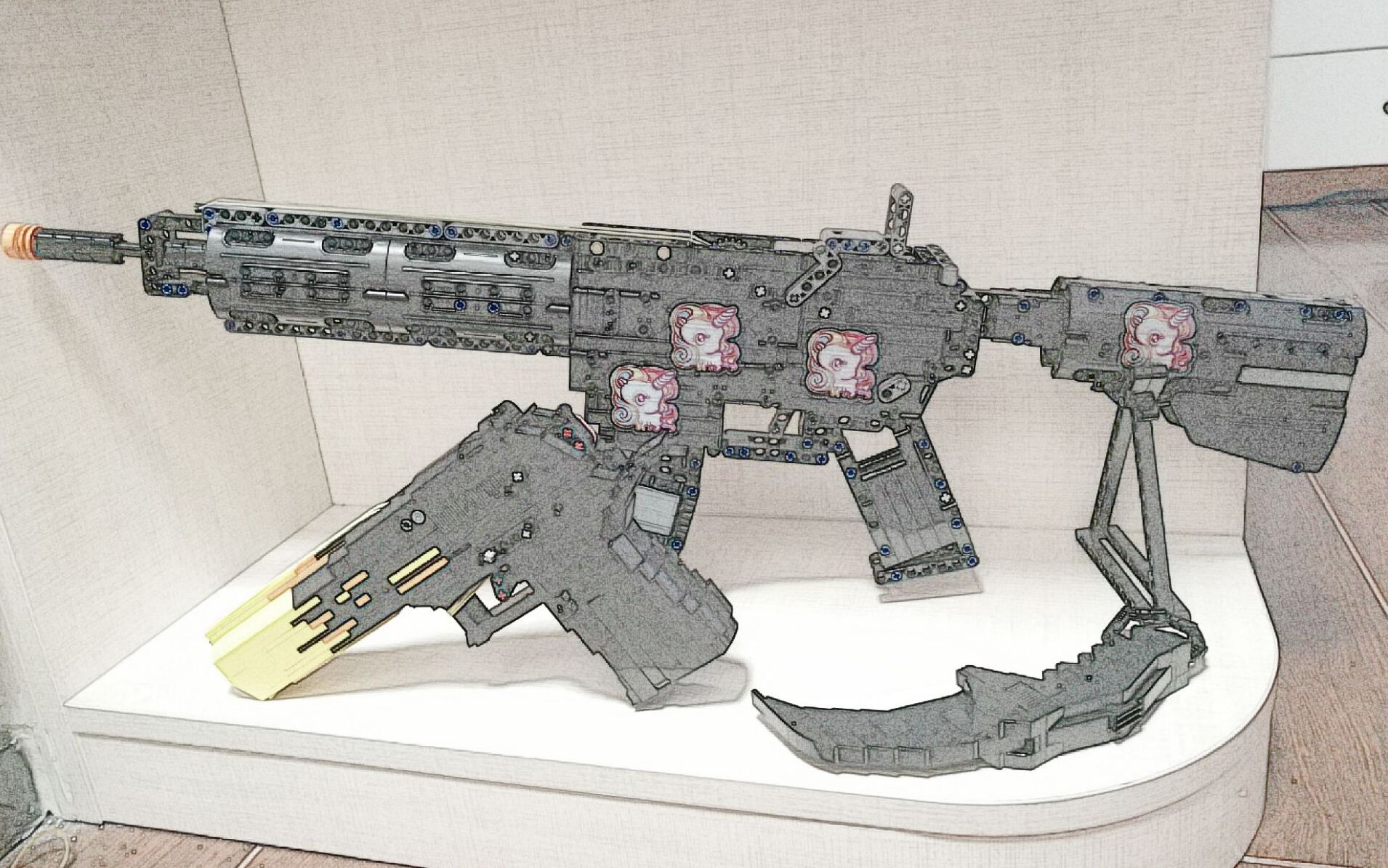 做一把乐高爪刀