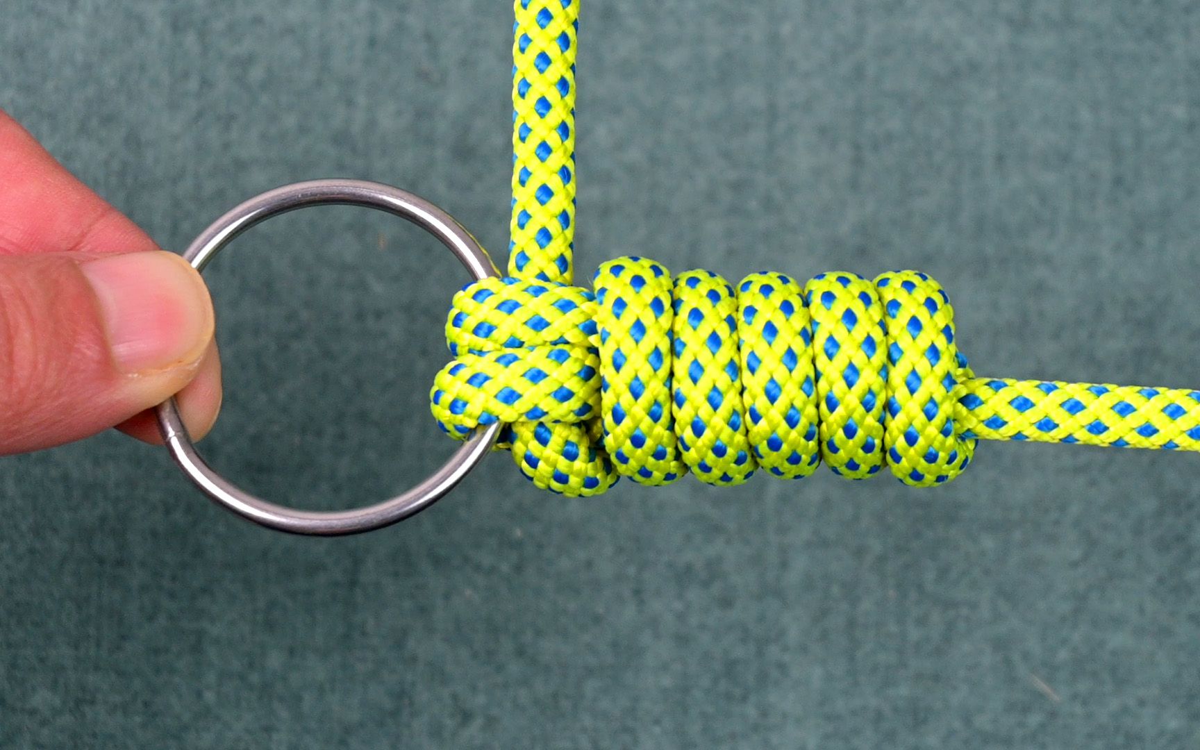 生活中常用的绳结之一,钓鱼人常用