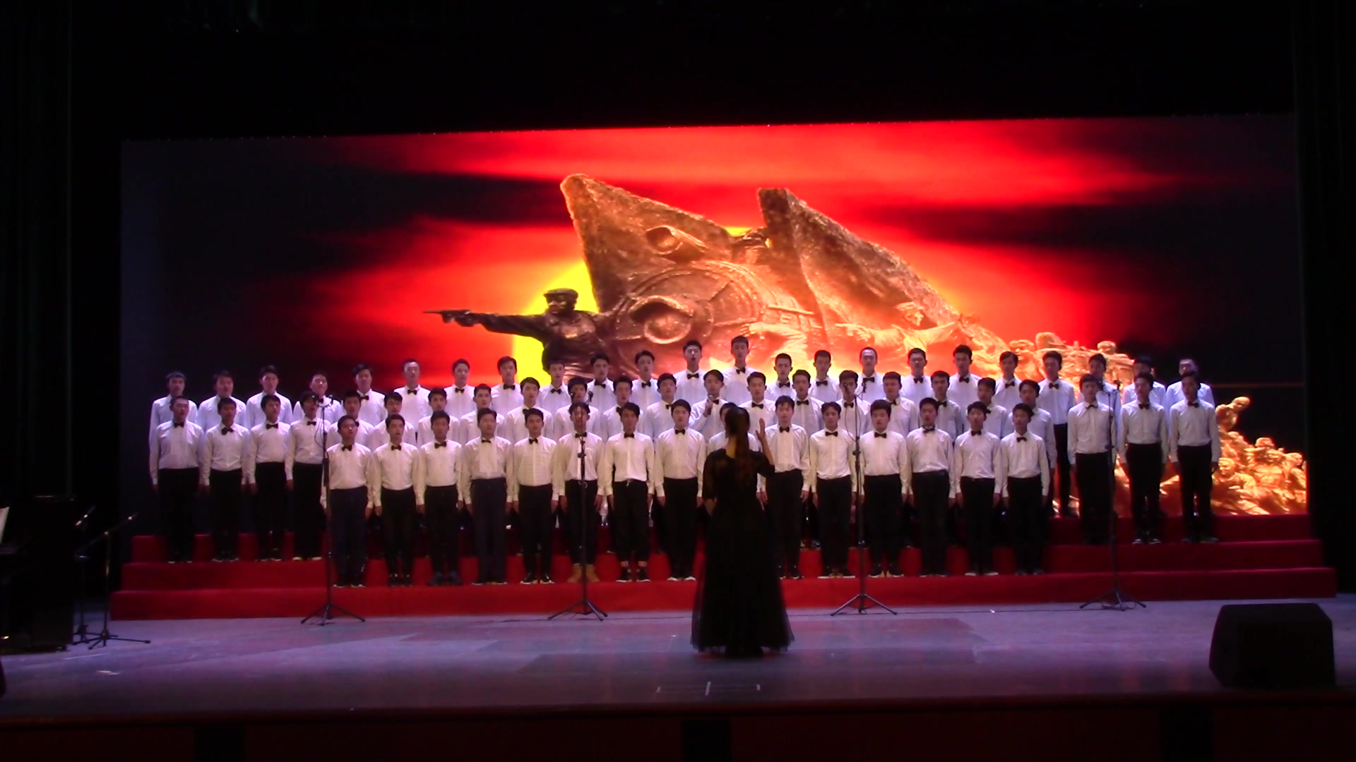 计算机学院:青岛大学2018年唱校歌抒豪情合唱决赛(固定机位)