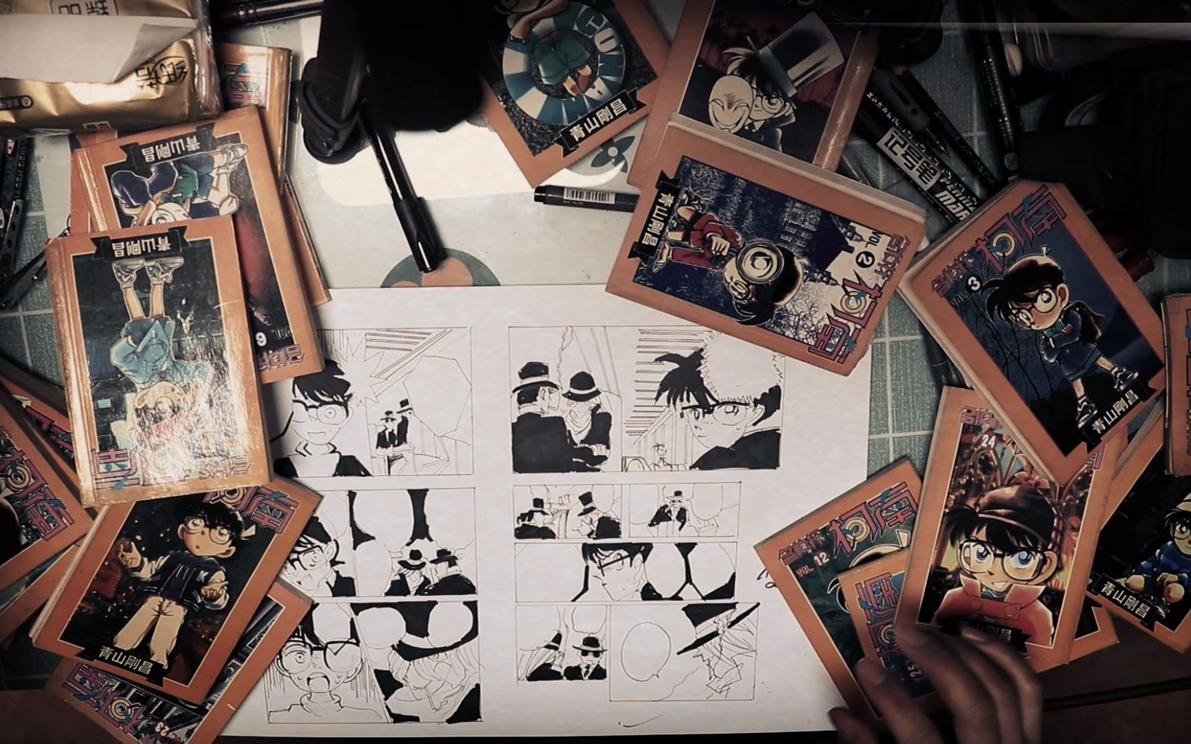 活动作品漫画课程系列分镜头柯南篇