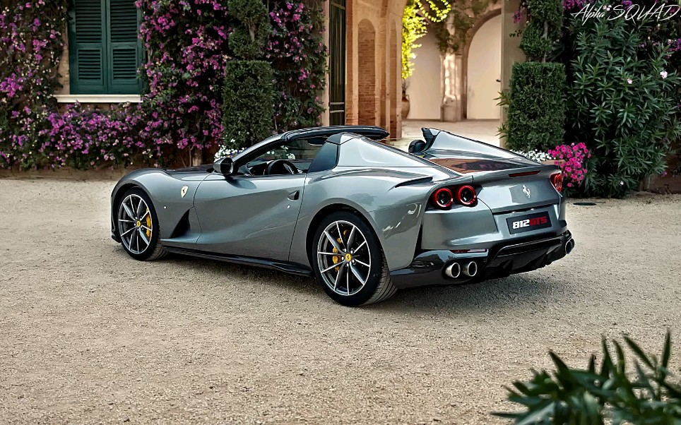 【新车速递】法拉利812gts【熊猫桑的意大利面记者时间】