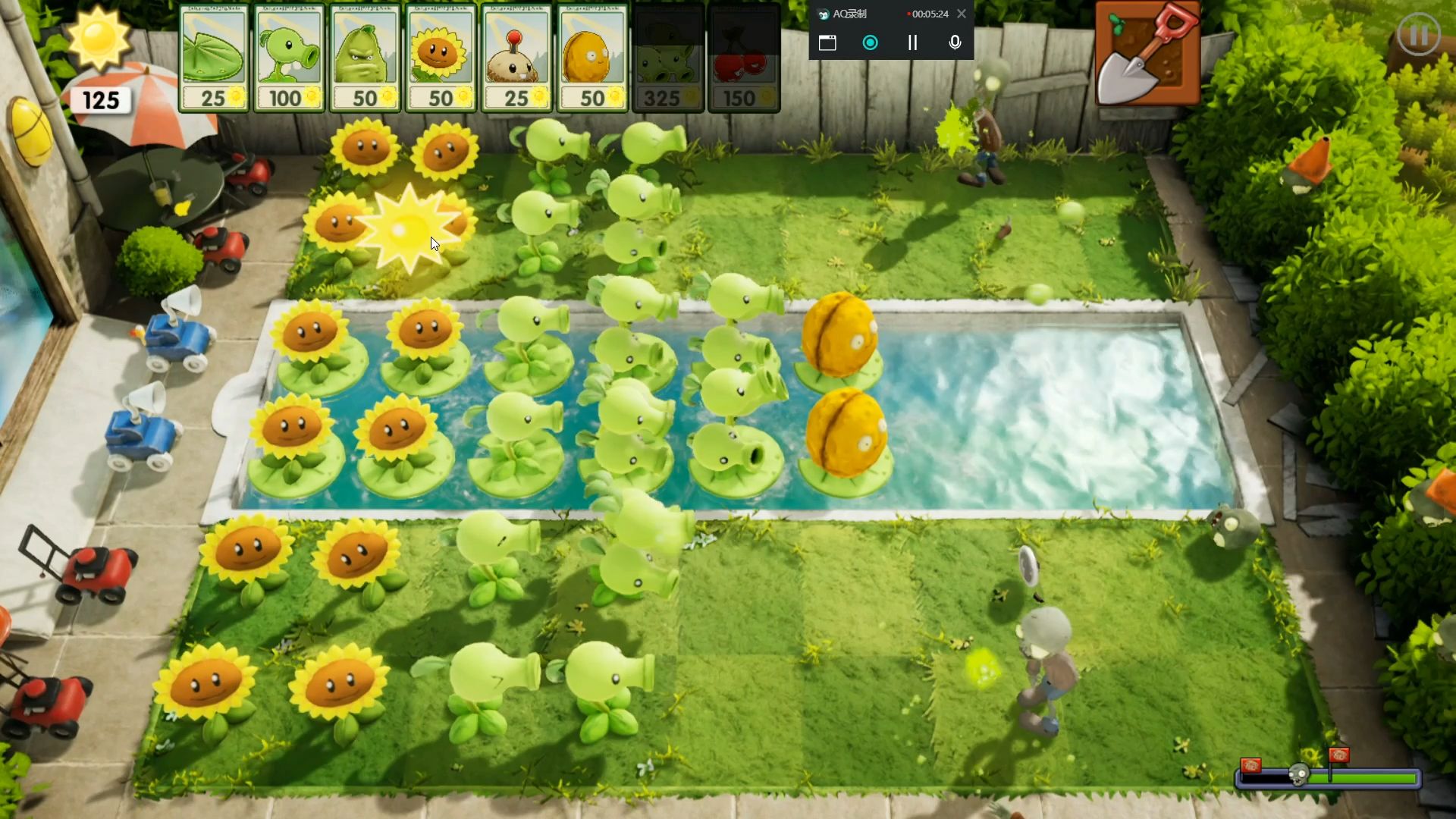 植物大战僵尸3d版:三头连体豌豆阵容