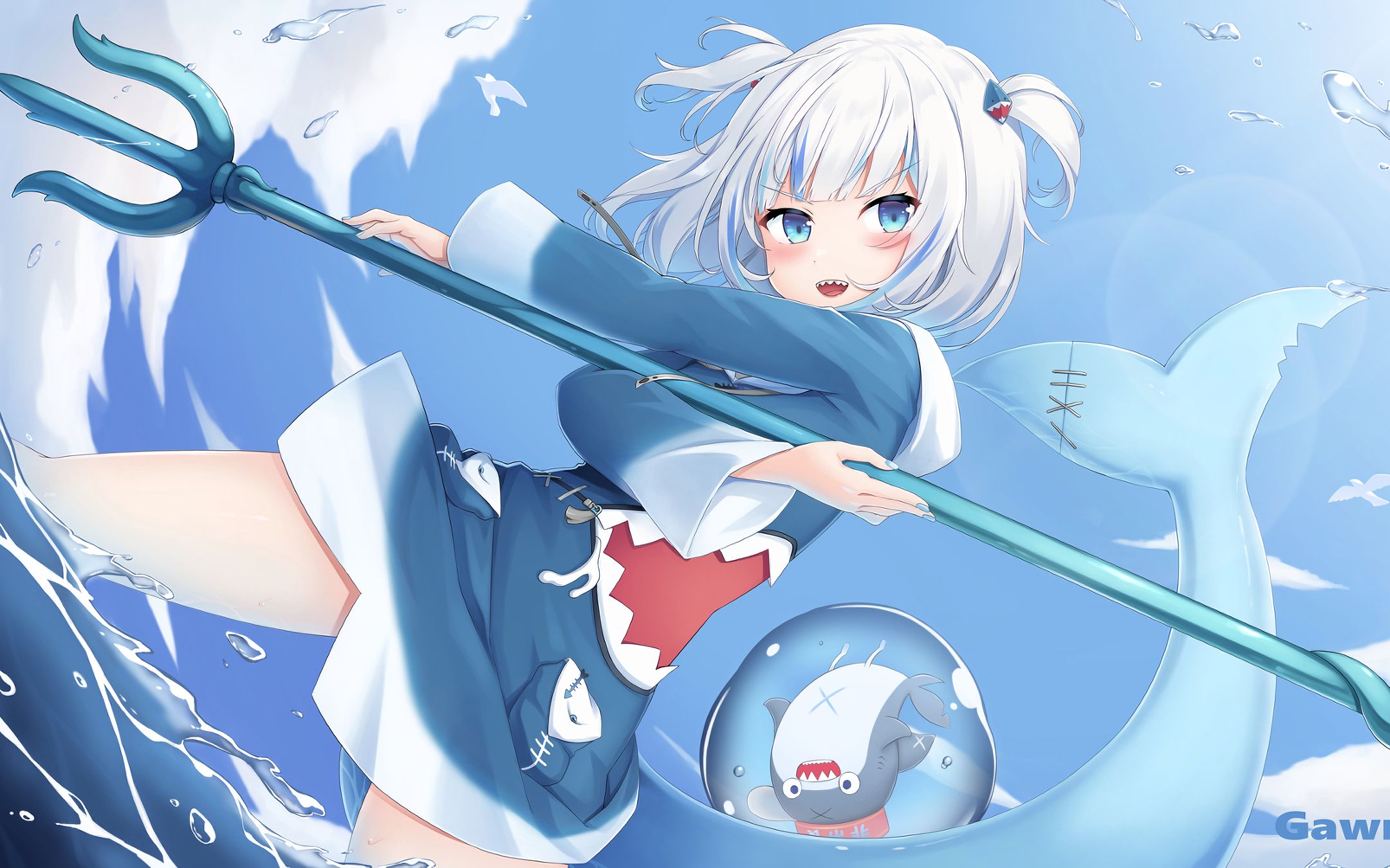 【gawr gura】鲨鲨唱歌 galaxy 纯享版_哔哩哔哩_bilibili