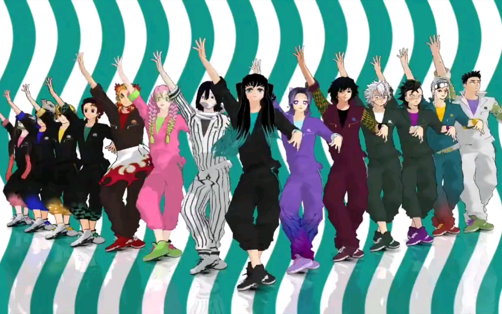 【鬼灭mmd】今日,是属于鬼杀队全员的狂欢节!_哔哩哔哩_bilibili