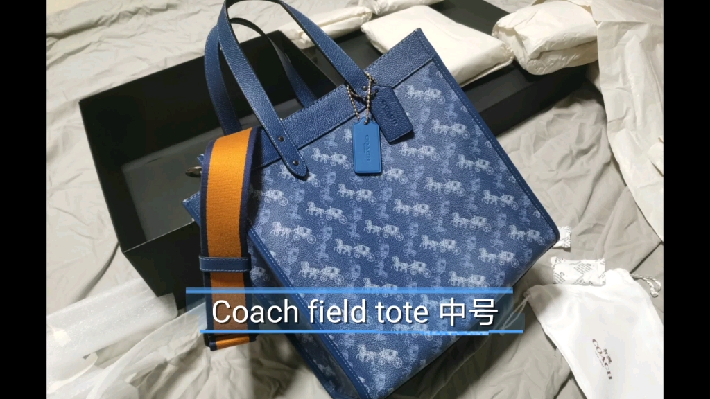 Coach马车老花托特开箱哔哩哔哩bilibili