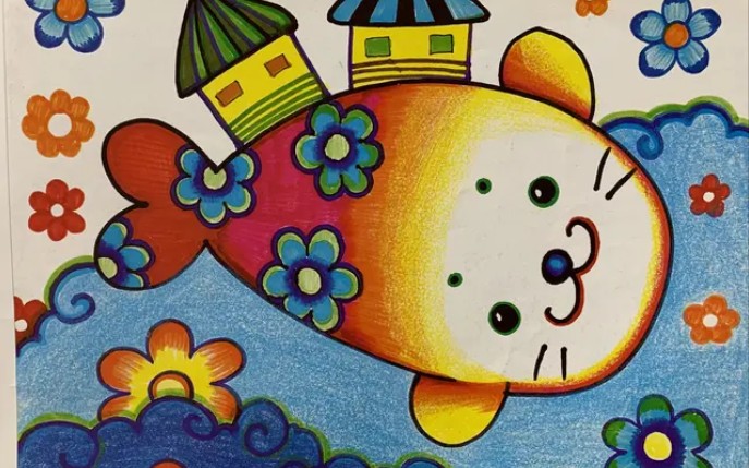 儿童画基础油画棒涂色教程_哔哩哔哩 (゜-゜)つロ 干杯~-bilibili