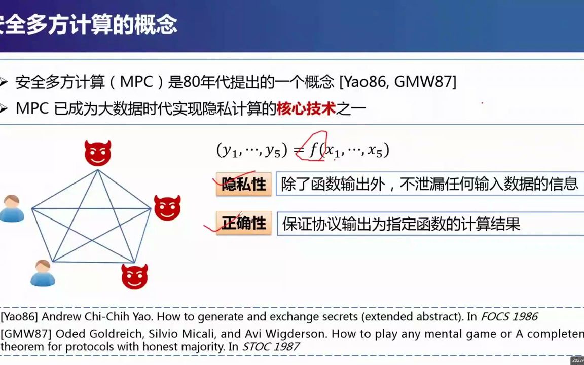 Lecture 1 安全多方计算(MPC)的基本概念及基础组件 —— 冯登国院士哔哩哔哩bilibili