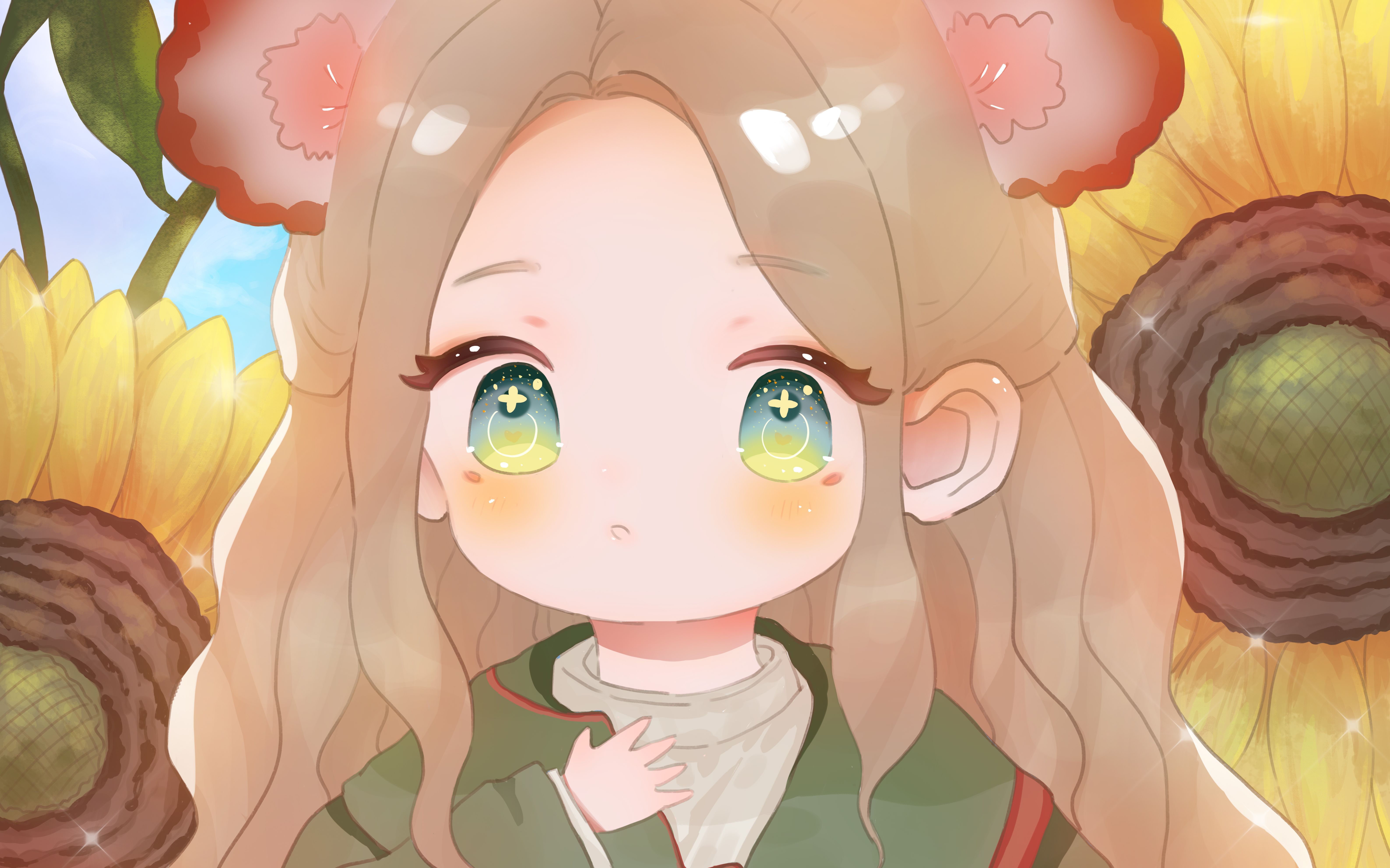 板绘过程摸个q版头像