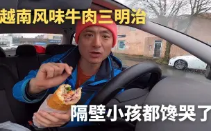 Скачать видео: 温哥华美食探店 越南风味牛肉三明治 坐在车里听着雨声 吃着面包